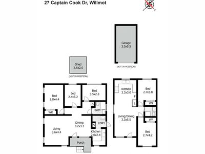 27 & 27A Captain Cook Drive, Willmot