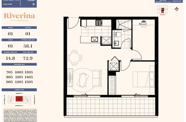 705D / 18-24 Hopkins Street, Footscray