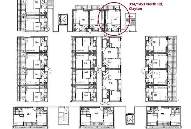 314 / 1453 North Road, Clayton