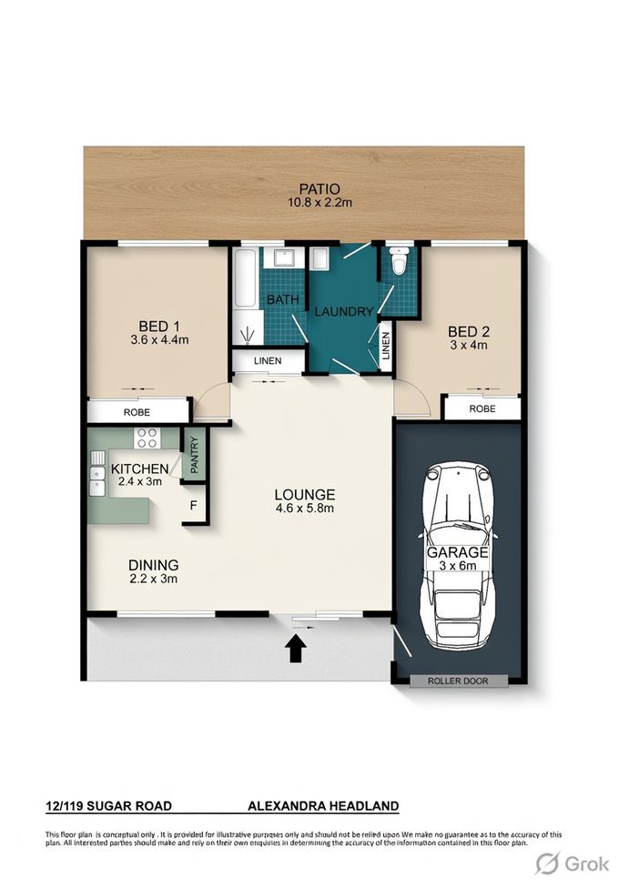 12 / 119 Sugar Road, Alexandra Headland