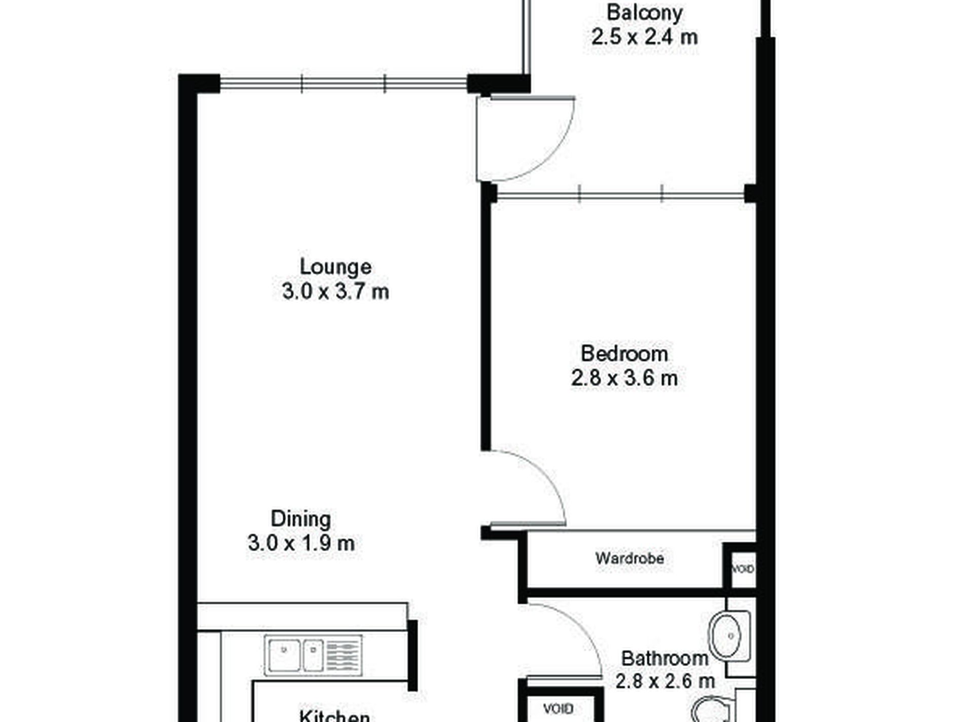 1001 / 1 Hosking Place, Sydney