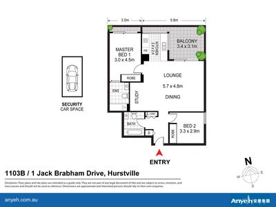 1103B / 1 Jack Brabham Drive, Hurstville