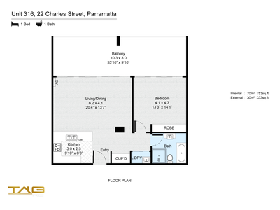 316 / 22 Charles Street, Parramatta