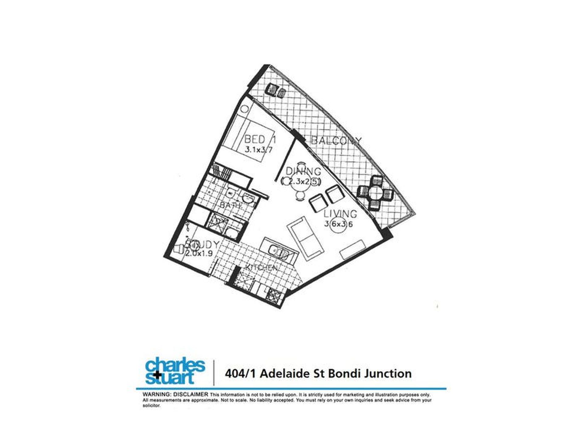 404 / 1 Adelaide Street, Bondi Junction