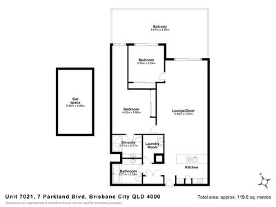 7021 / 7 Parkland Boulevard, Brisbane City