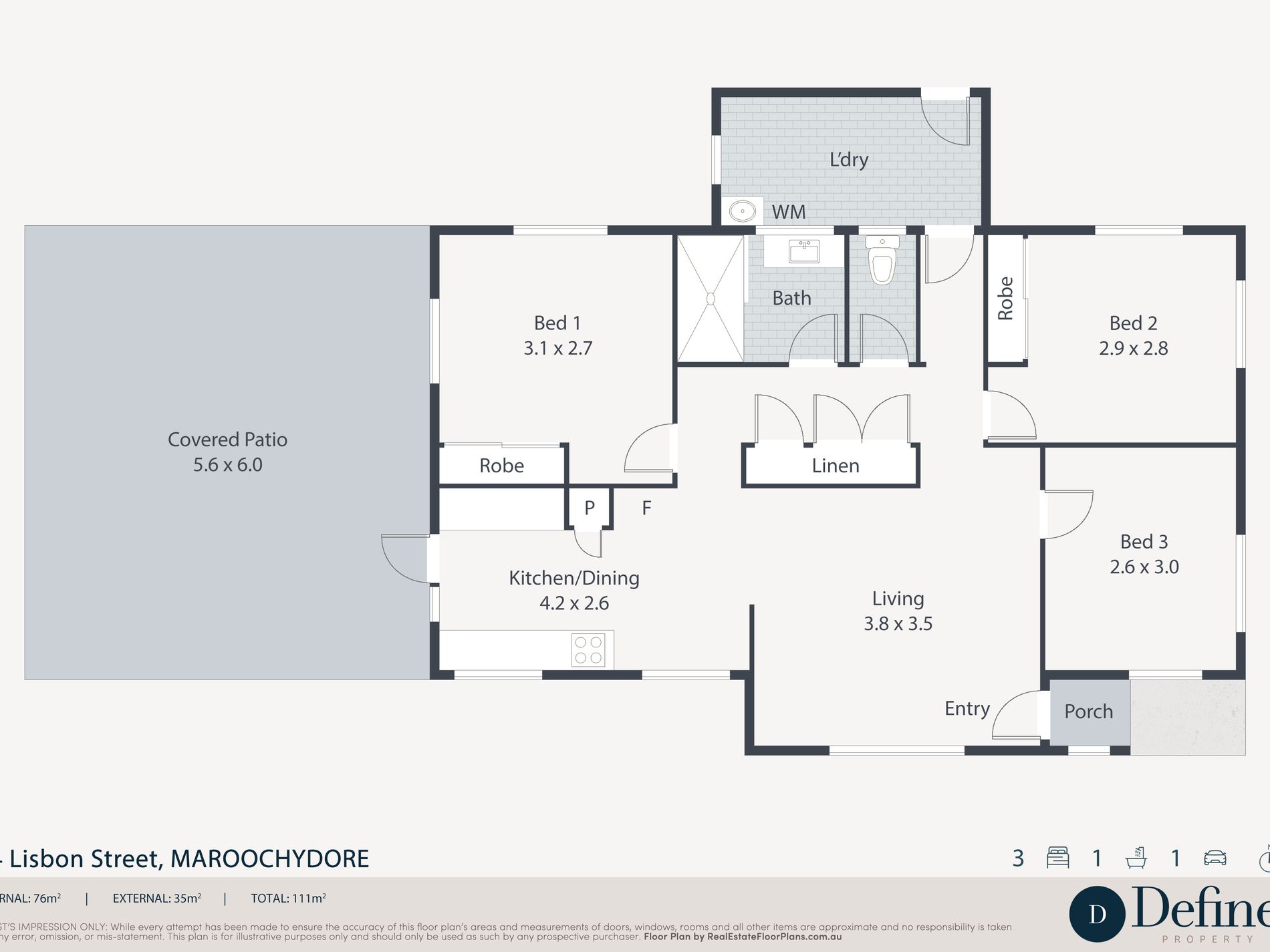 14 Lisbon Street, Maroochydore Floor Plan