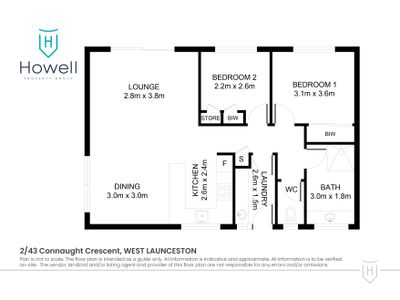 2 / 43a Connaught Crescent, West Launceston