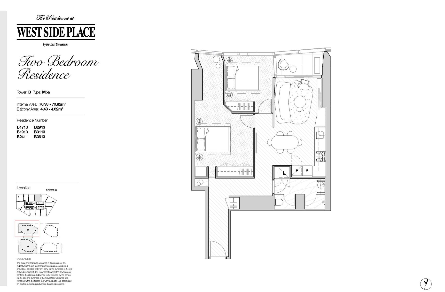 Tower B 2 Bed / 648 Lonsdale Street, Melbourne