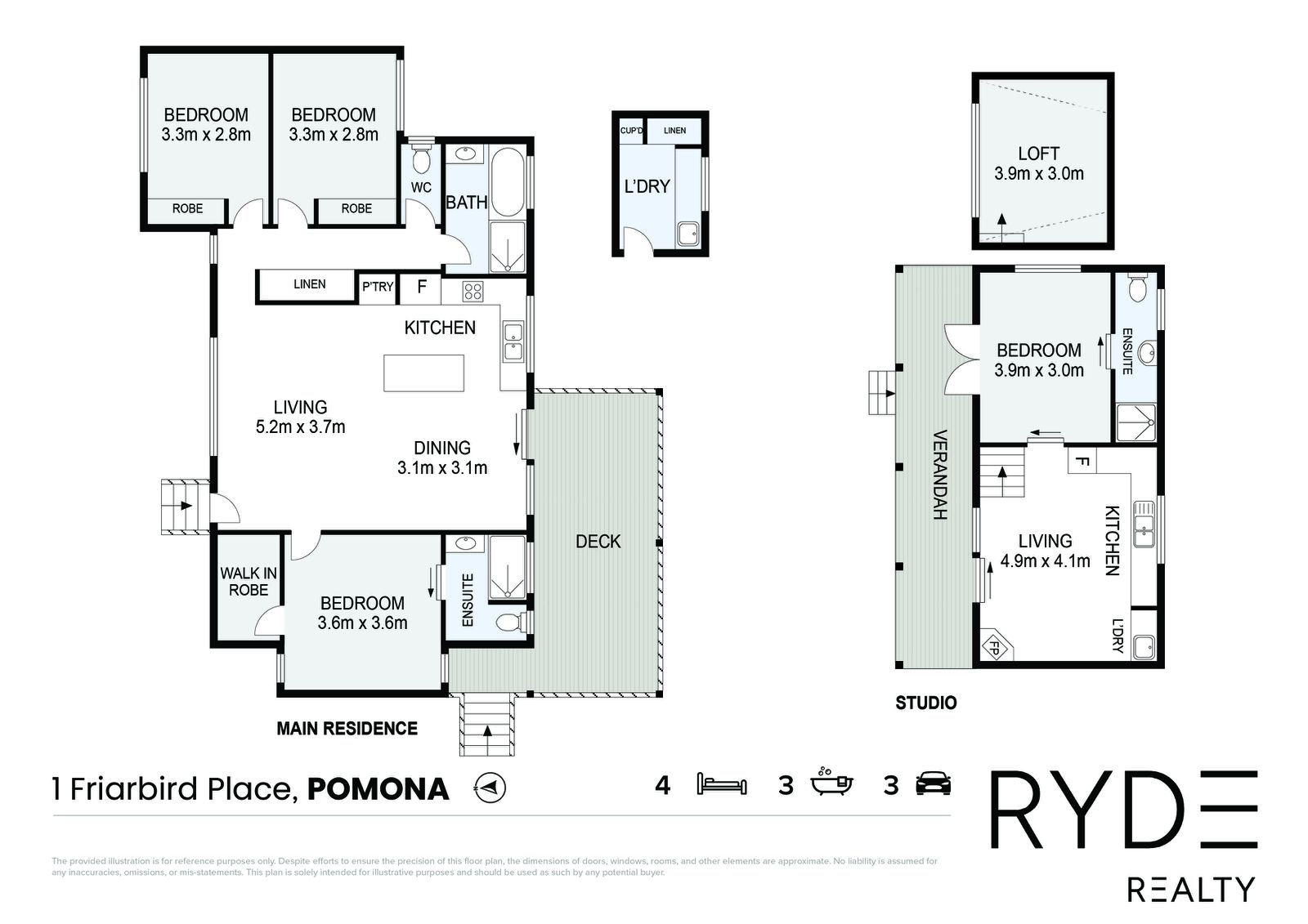 Floorplan, 1 Friarbird Place, Pomona