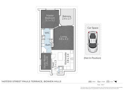 1407 / 510 St Pauls Terrace, Bowen Hills