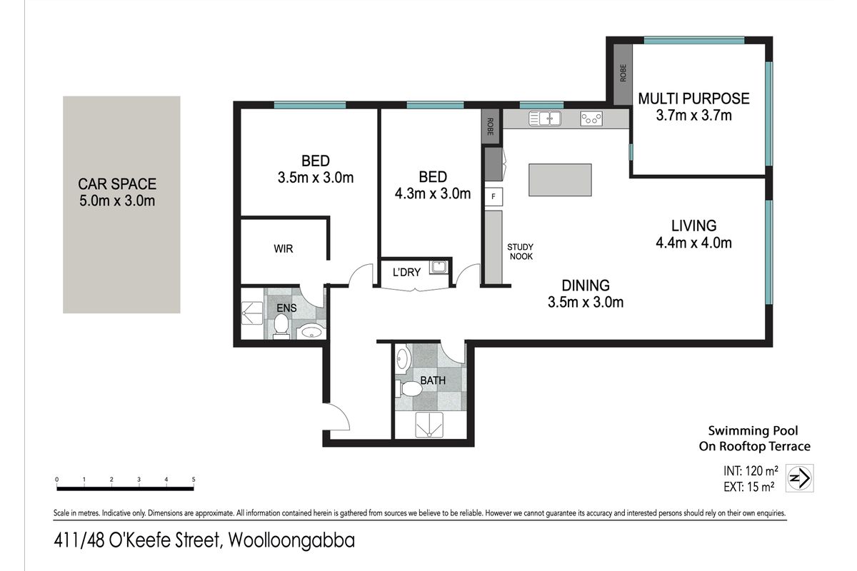 411 / 48 O'Keefe Street, Woolloongabba