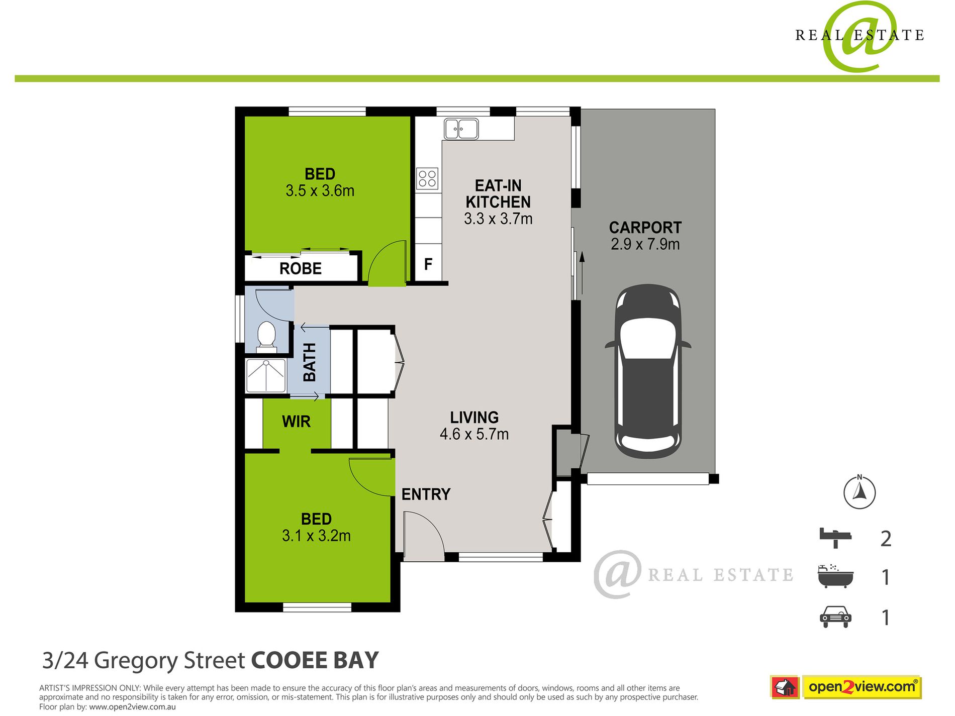 3 / 24 Gregory Street, Cooee Bay
