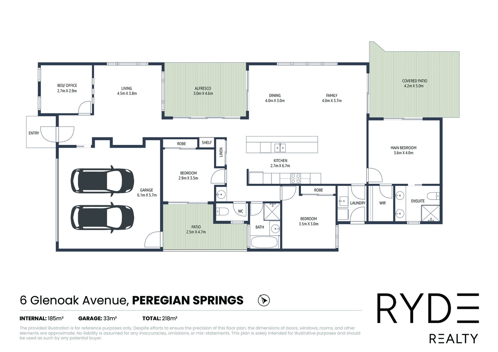 Floorplan, 6 Glenoak Avenue, Peregian Springs