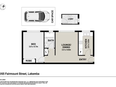 2 / 65 Fairmount Street, Lakemba