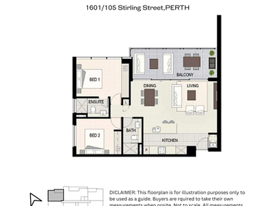 1601 / 105 Stirling Street, Perth