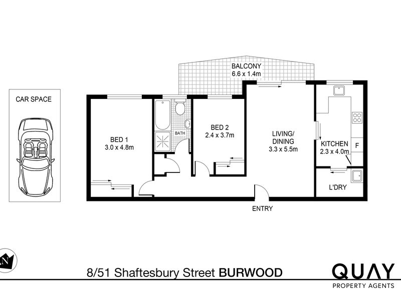 8 / 51 Shaftesbury Road, Burwood