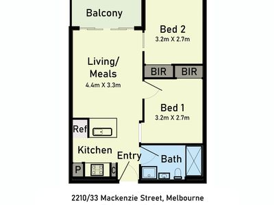 2210 / 33 Mackenzie Street, Melbourne
