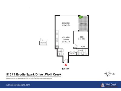 510 / 1 Brodie Spark Dr, Wolli Creek