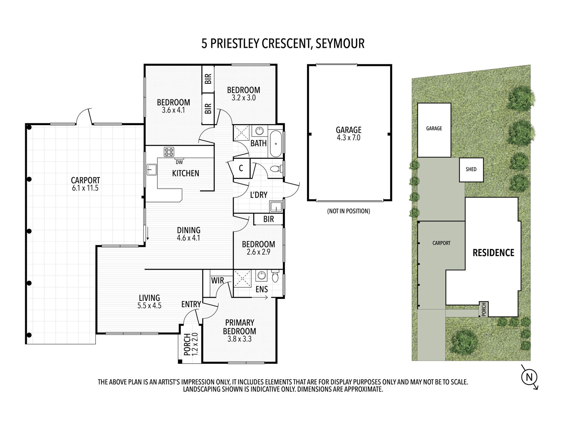 5 Priestley Crescent, Seymour