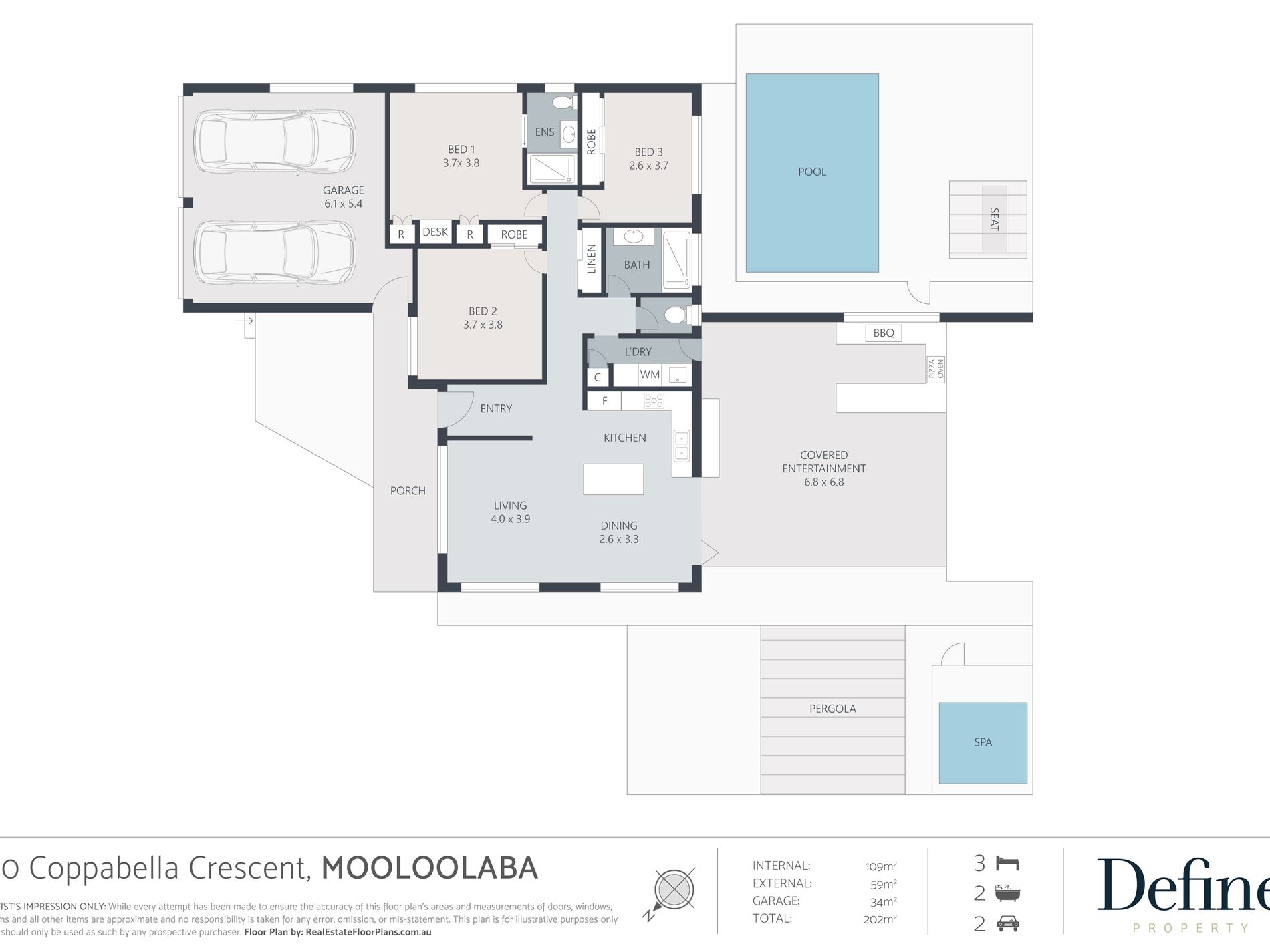 50 Coppabella Crescent, Mooloolaba Floor Plan