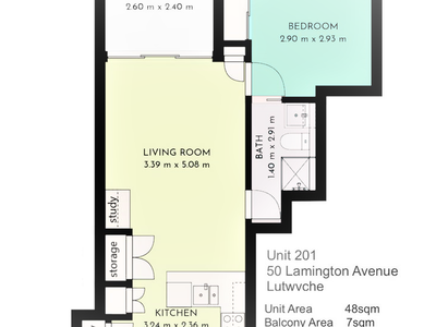 201 / 50 Lamington Avenue, Lutwyche