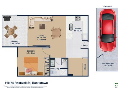 110 / 74-84 Restwell street, Bankstown