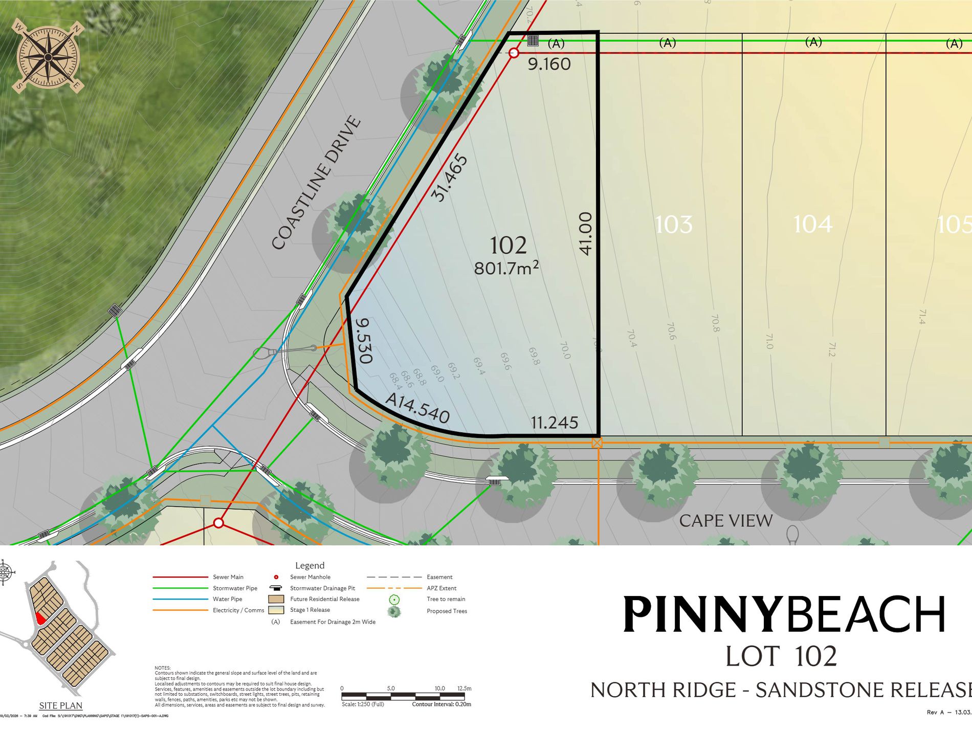 Lot 102, Cape View, Pinny Beach