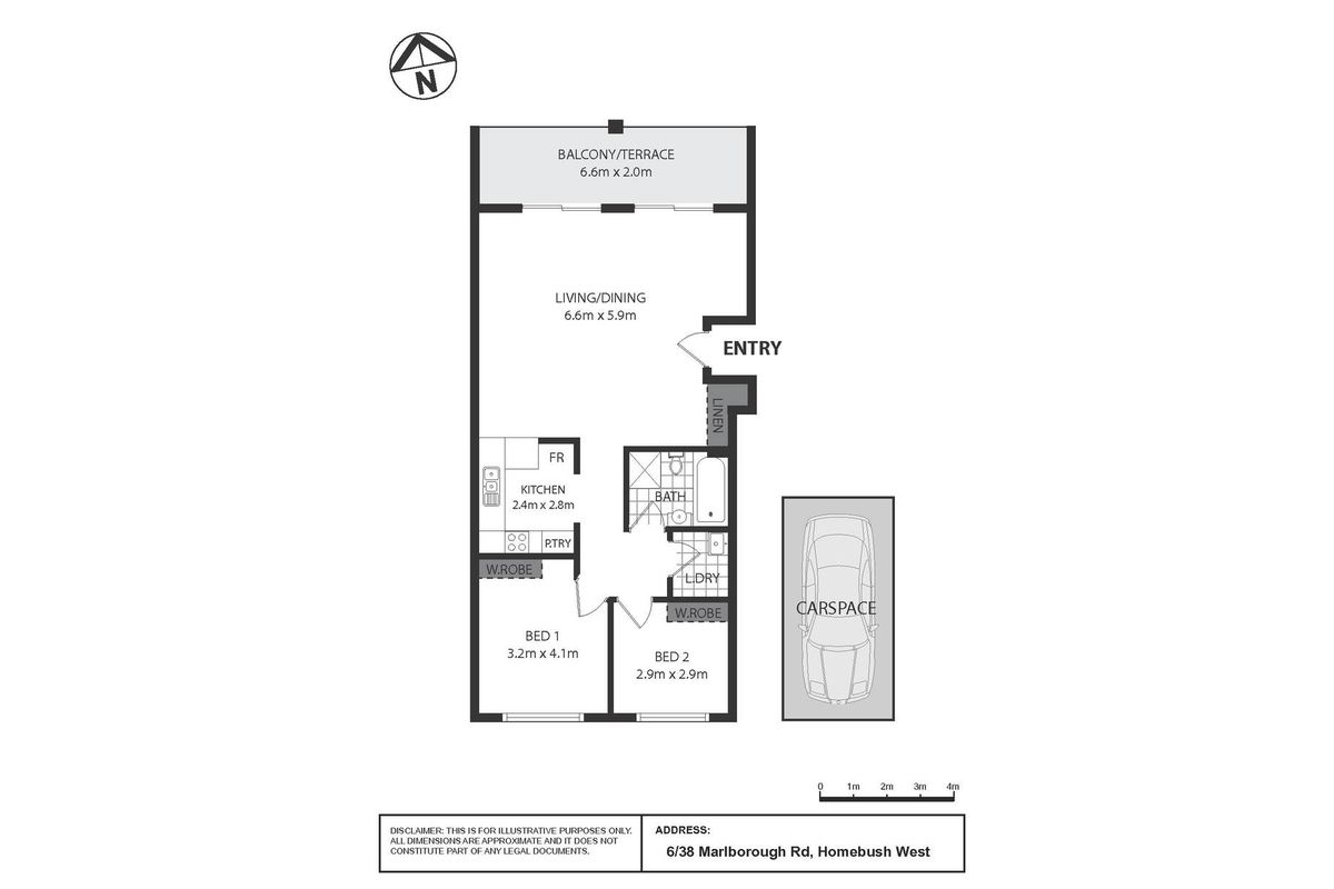 6 / 38 Marlborough Road, Homebush West Floor Plan