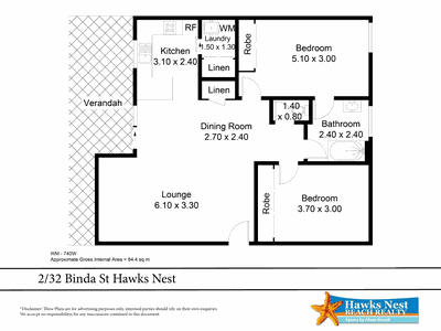 2 / 32 Binda Street, Hawks Nest