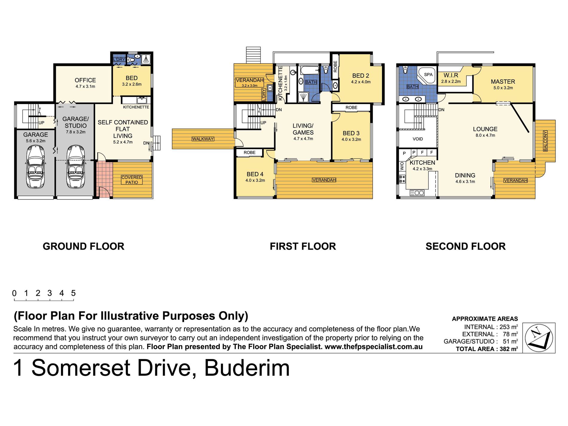 1 Somerset Drive, Buderim Floor Plan