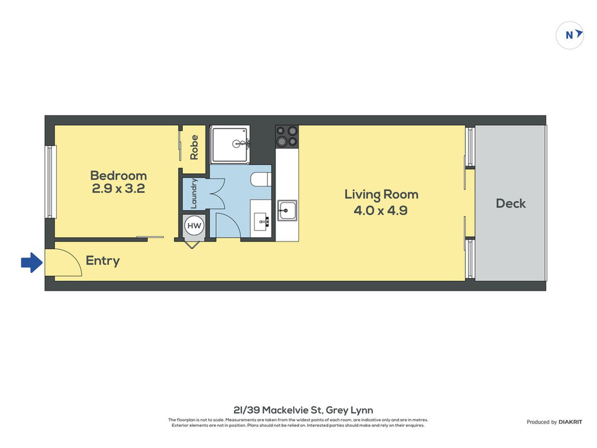 2i / 39 Mackelvie Street , Grey Lynn