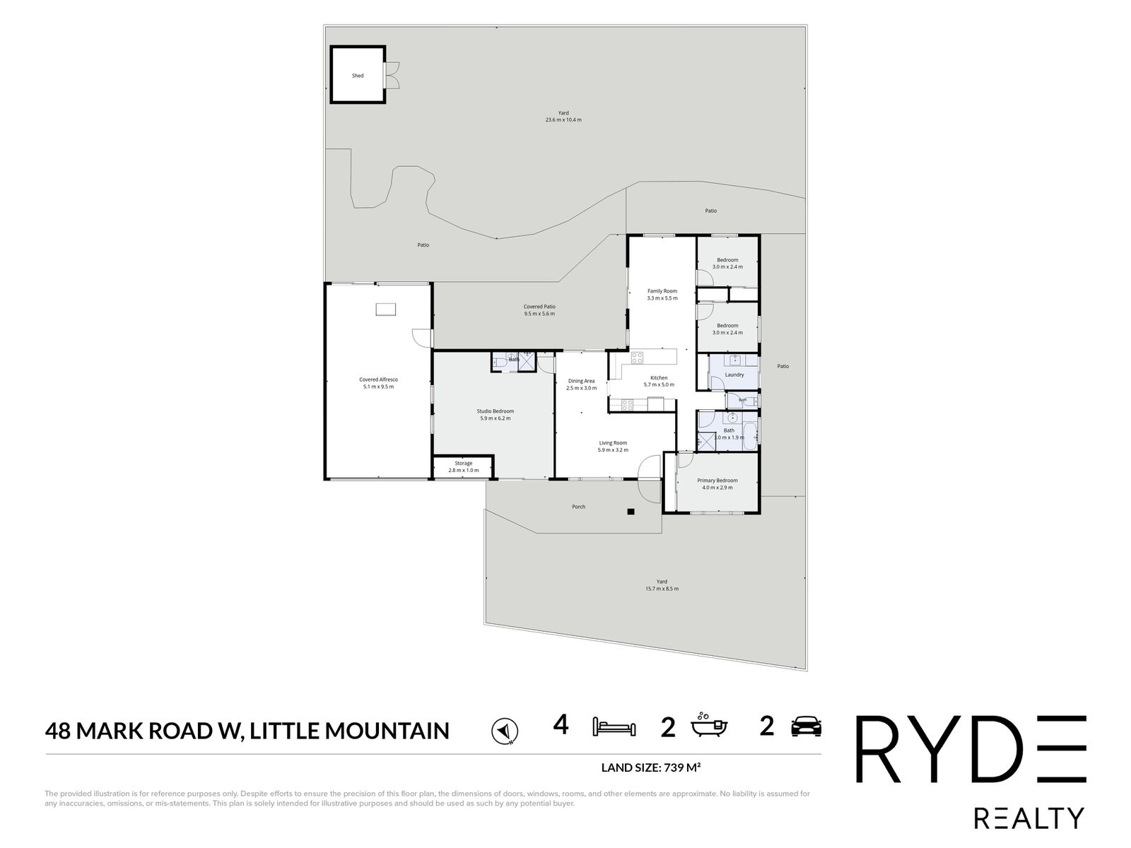 Floorplan, 48 Mark Road, Little Mountain