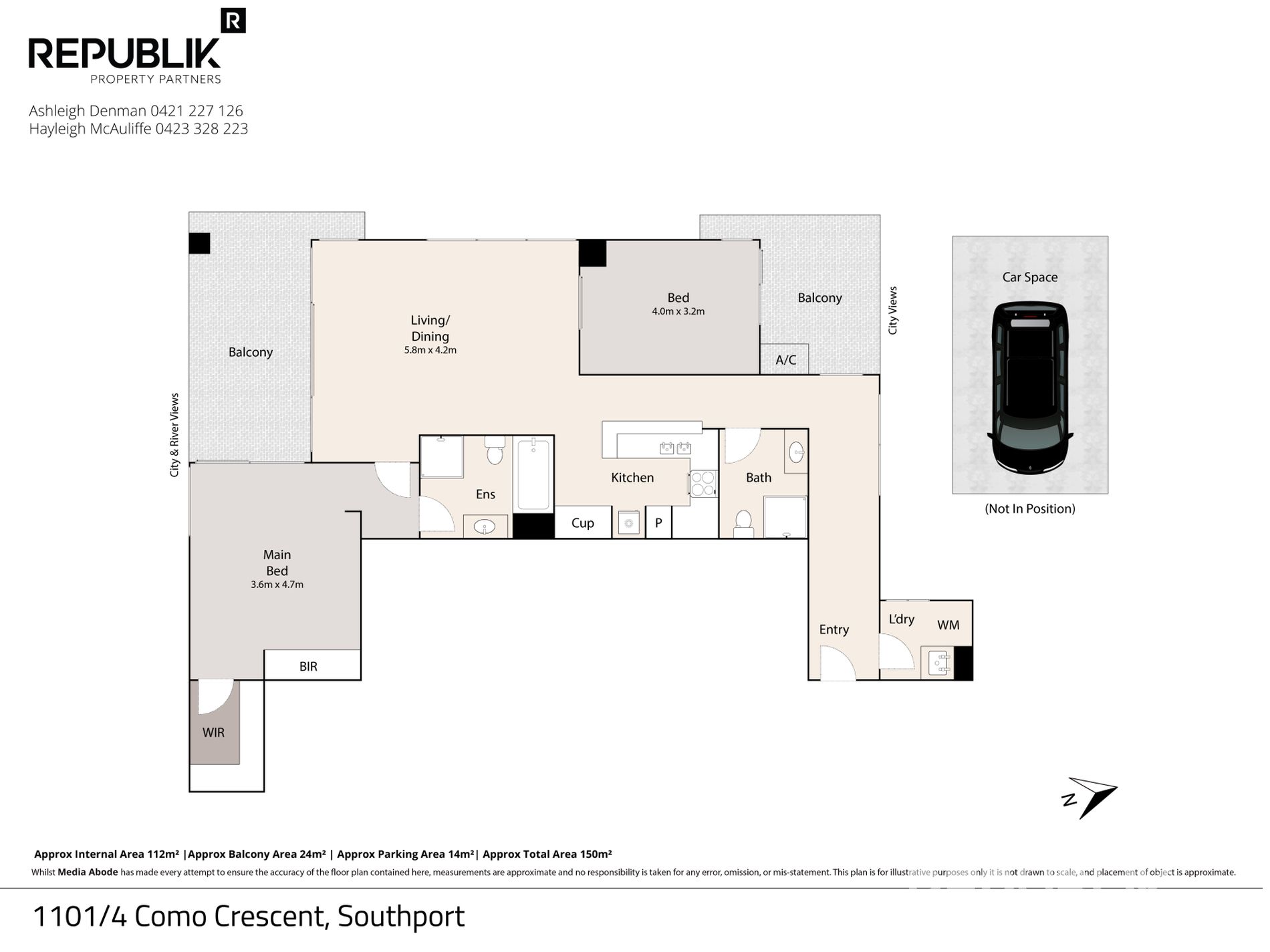 1101 / 4 Como Crescent, Southport