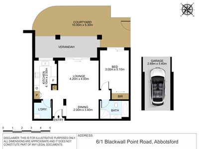 6 / 1 Blackwall Point Road, Abbotsford