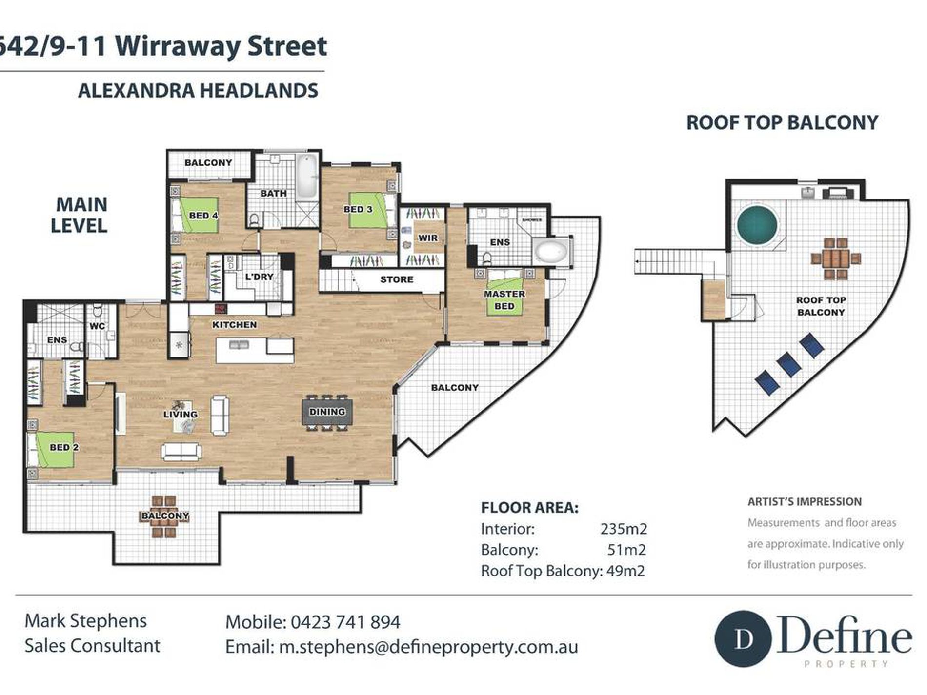 642 / 9-11 Wirraway Street, Alexandra Headland Floor Plan