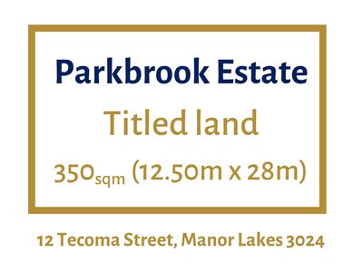12 Tecoma Street, Manor Lakes