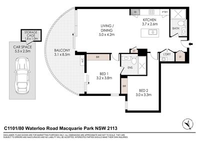 C1101 / 80 Waterloo Road  (entry via Byfield St), Macquarie Park