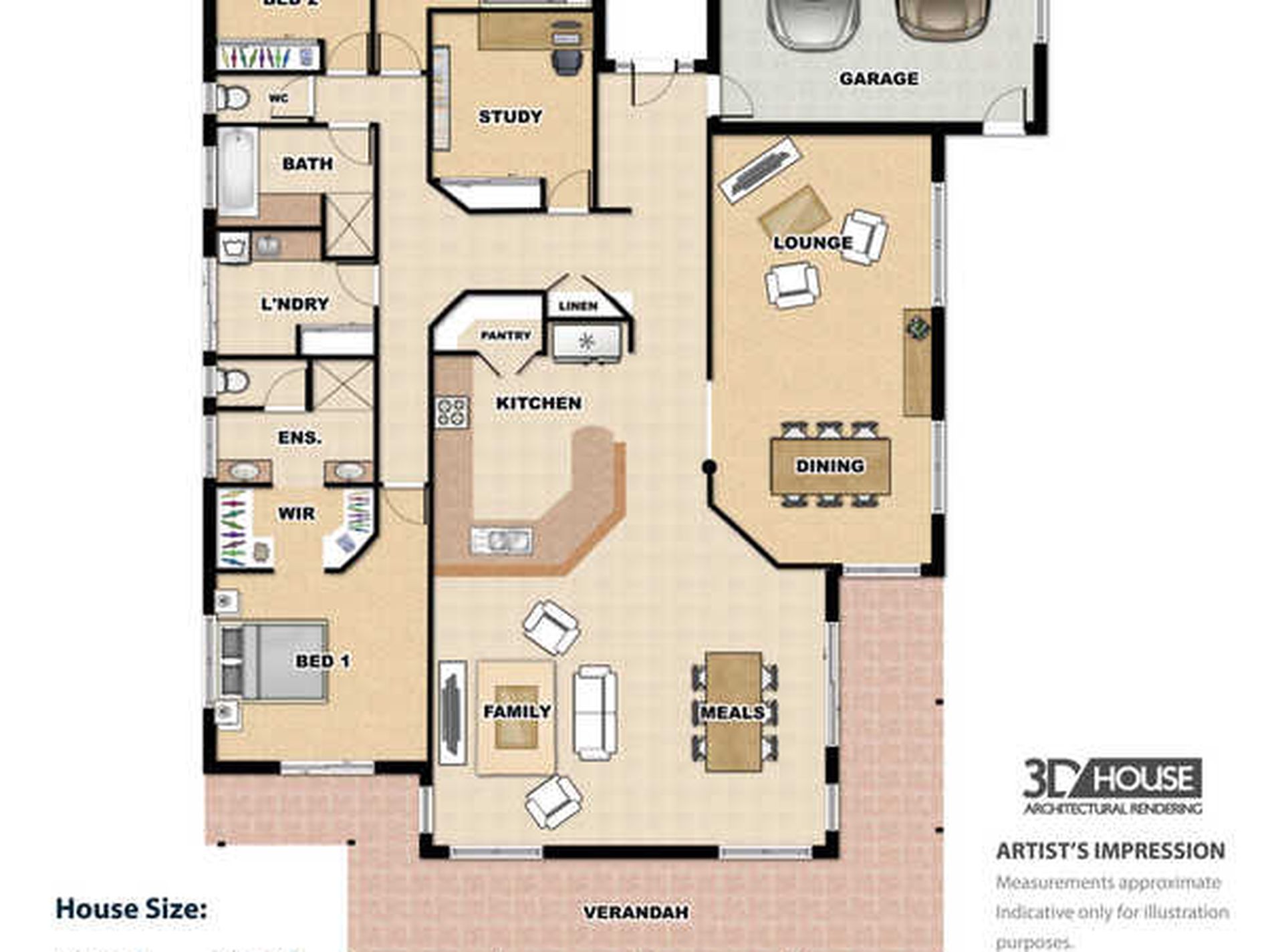 3 Anne Court, Maroochydore Floor Plan