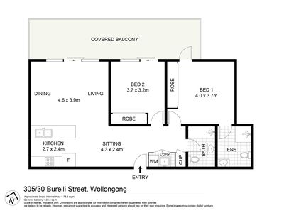305 / 30 Burelli Sreet , Wollongong