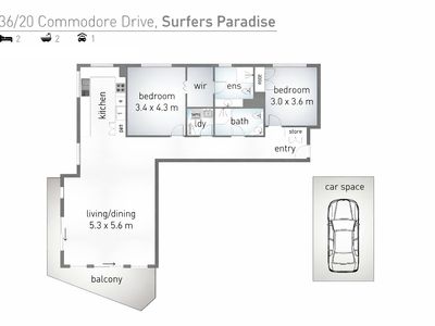 36 / 20 Commodore Drive, Surfers Paradise