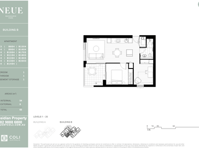 1Bed+Study / 139 Herring Road, Macquarie Park