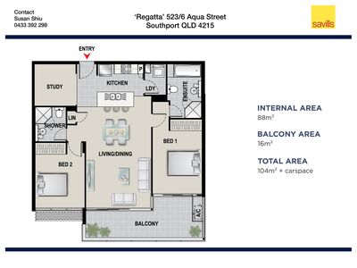 523 / 6 Aqua Street, Southport