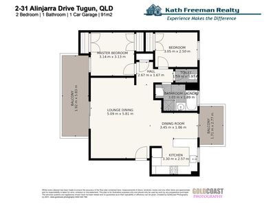2 / 31 Alinjarra drive, Tugun