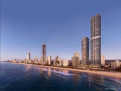 Discover Beachfront Majesty: Luxury Rising 77 Levels High