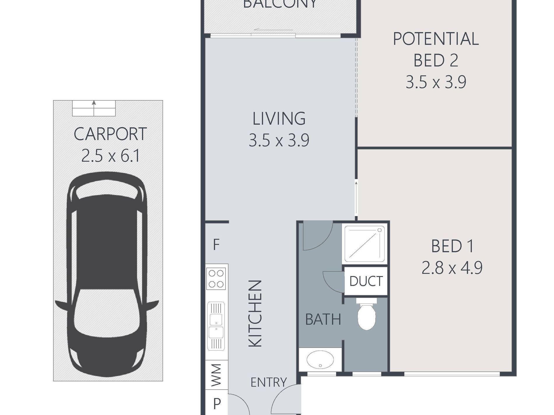 6 / 15 Buderim Avenue, Mooloolaba Floor Plan