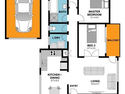 3 / 3 Colin Street, Lakemba