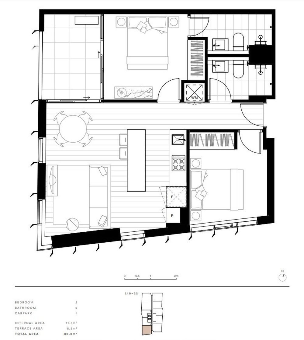 1309A / 58-66 Dorcas Street, Southbank