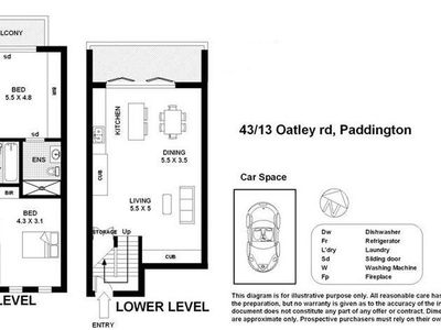 43 / 13 Oatley Road, Paddington
