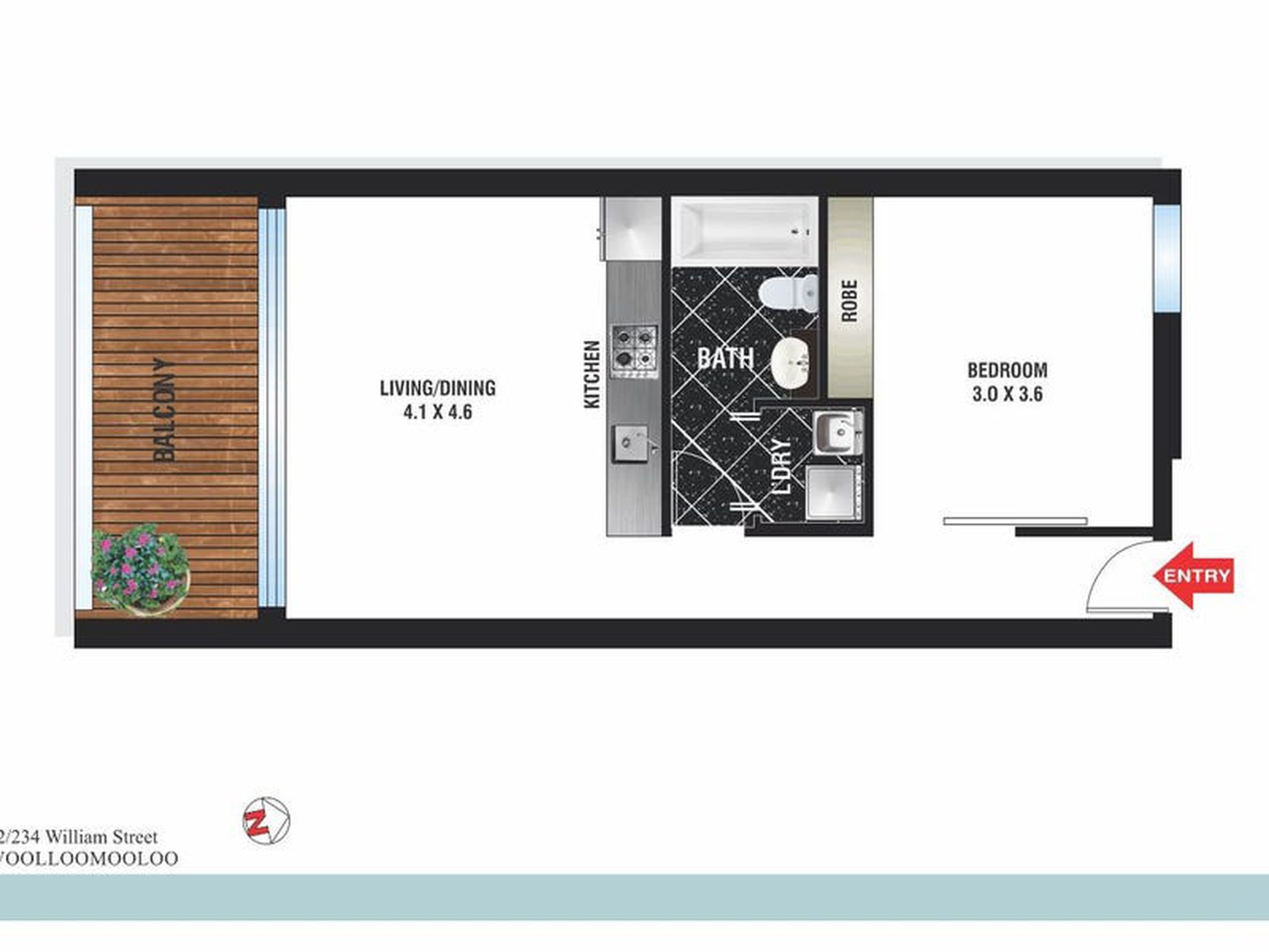 12 / 234 William Street, Potts Point
