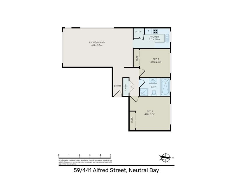 59 / 441 Alfred Street North, Neutral Bay Floor Plan